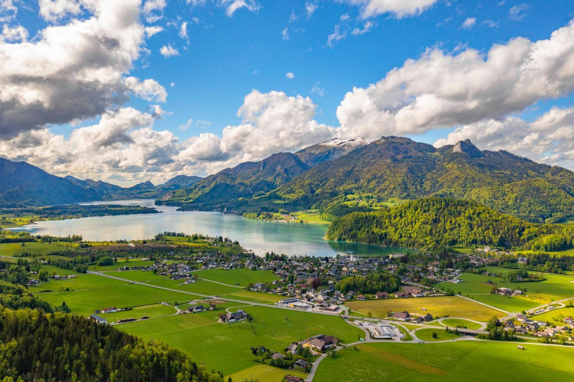Suite Apartment Modern Getaway - Neu Renoviert - Strobl Am Wolfgangsee ภายนอก รูปภาพ