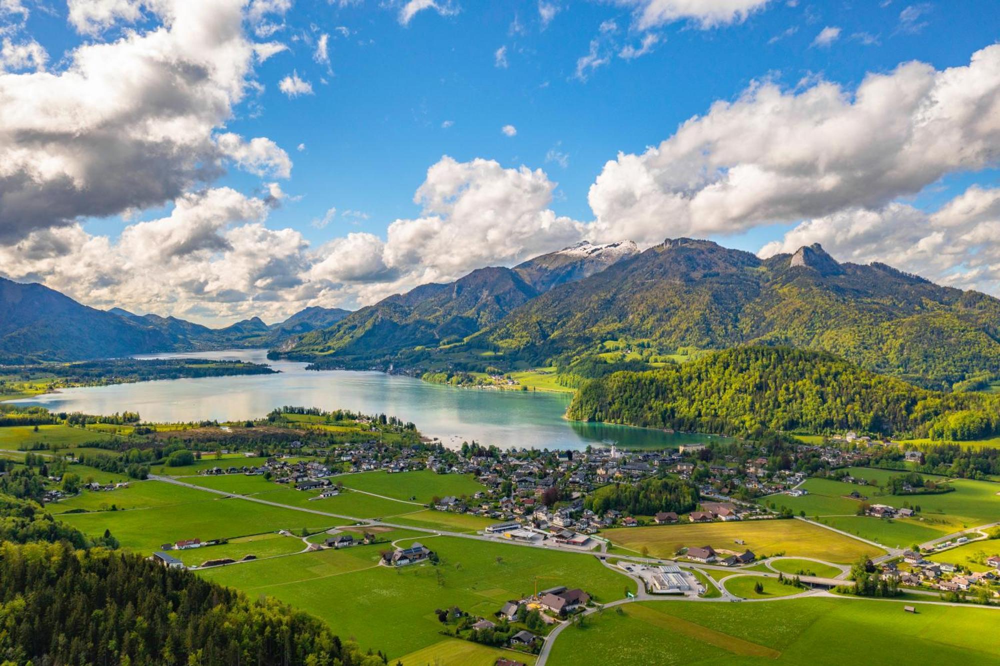 Suite Apartment Modern Getaway - Neu Renoviert - Strobl Am Wolfgangsee ภายนอก รูปภาพ