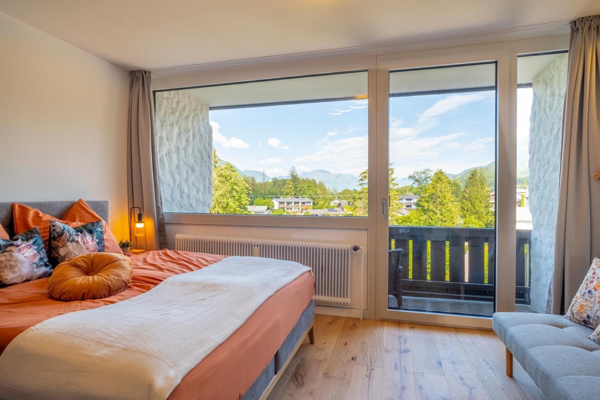 Suite Apartment Modern Getaway - Neu Renoviert - Strobl Am Wolfgangsee ภายนอก รูปภาพ